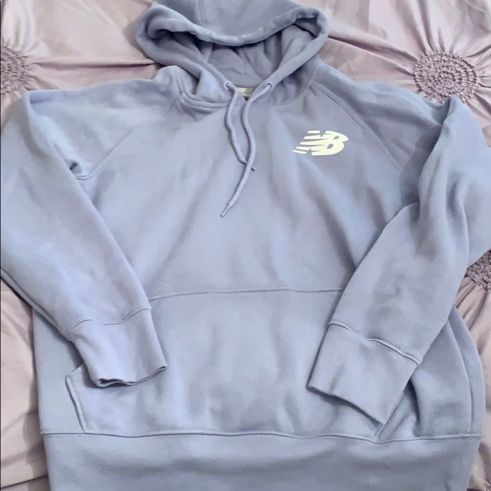 New balance hoodie purple